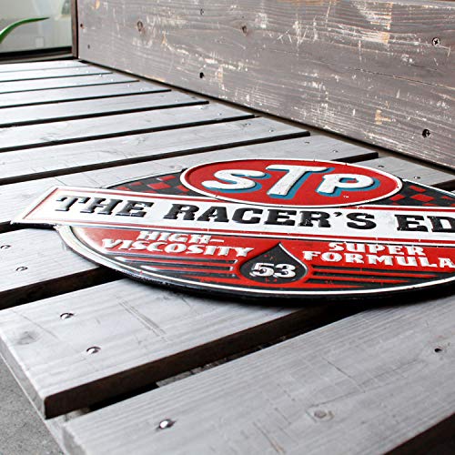 Amazon.co.jp: STP THE RACER'S EDGE Gulf Racers Edge Die Cut Metal