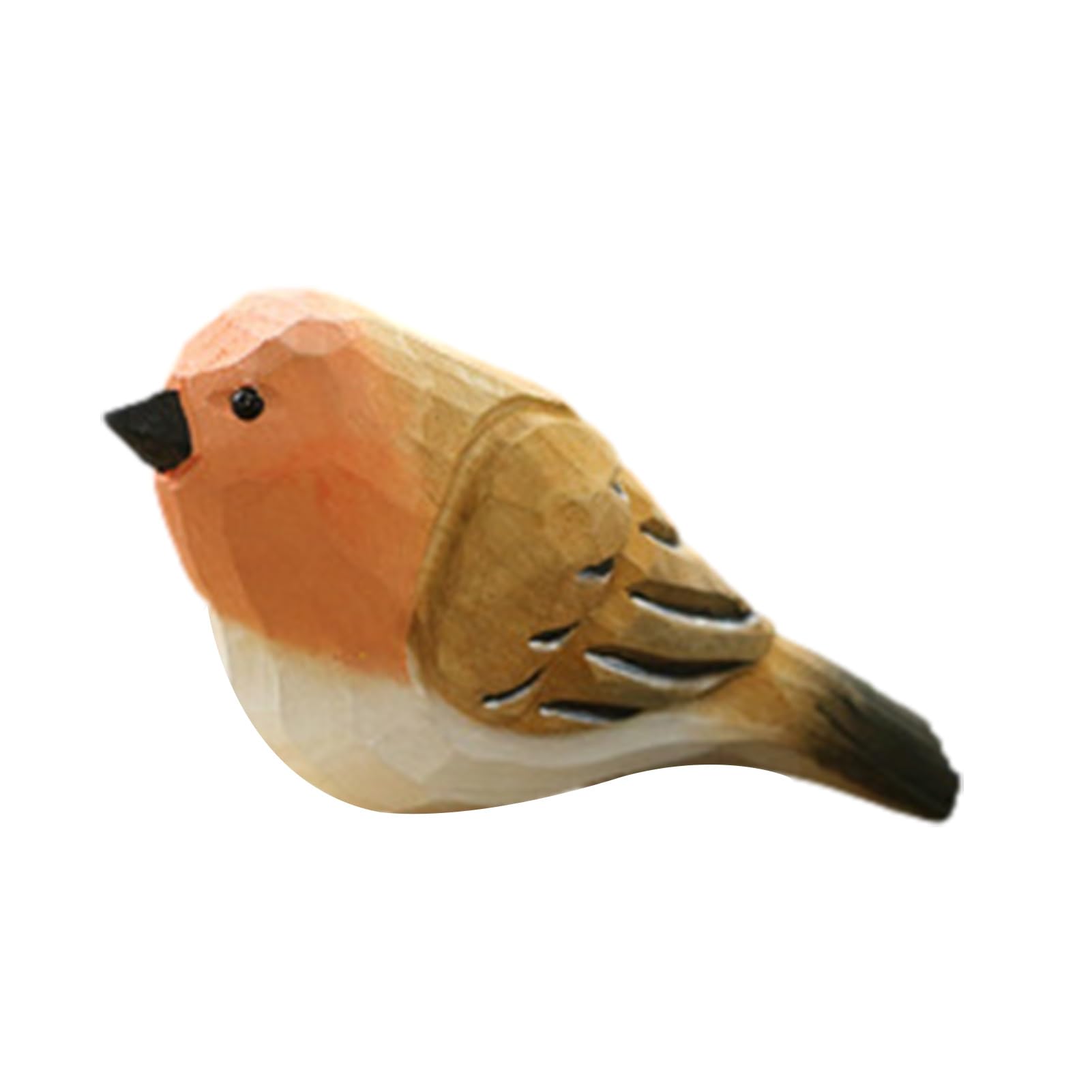 Teksome Wooden Birds,Hand Carved Wooden Birds | Decorative Birds, Outdoor and Indoor Bird Statues and Figurines, Bird Decorations for Home and Garden