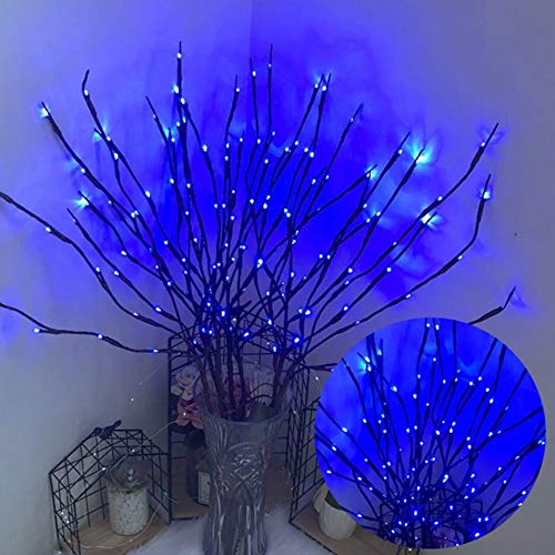 Smartcoco Branch Lights, 5-Led Branches Battery Powered Decorative Lights Tall Vase Filler Willow Twig Lighted Flexible Branch for Home Decoration, 30 Inches 20 LEDs