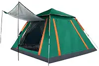 Barraca Camping Acampamento 15 estilos (002-verde escuro(3-4))