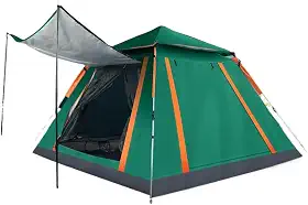 Barraca Camping Acampamento 15 estilos (002-verde escuro（3-4）)