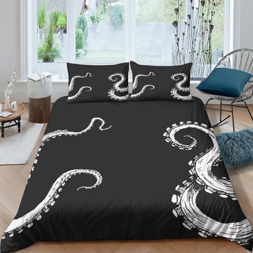 Parure de lit microfibre 220x240cm effet 3D fantastique drap housse de couette - 4