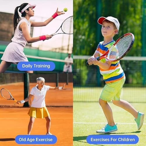Nylon, Rubber Tennis & Cricket Rebound Ball with String | Solo Training Equipment for Self-Practice | Cricket Ball for Bat Practice (Set of 01), Yellow 5 51v06HgJRGL