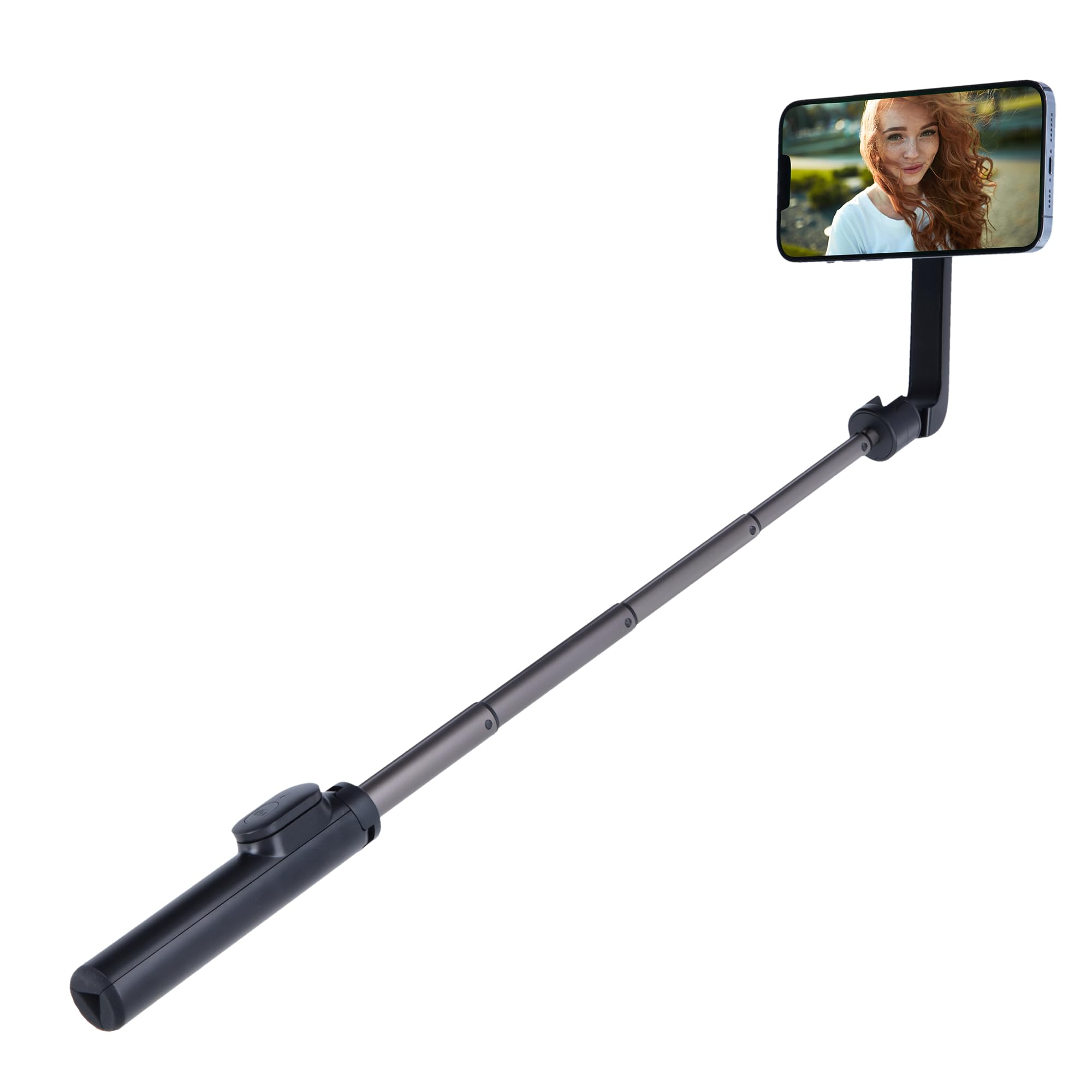 Rollei Magnetic Smartphone Selfie Tripod: pratico mini treppiede con attacco MagSafe®* e scatto remoto. Versatile come treppiede o bastone selfie