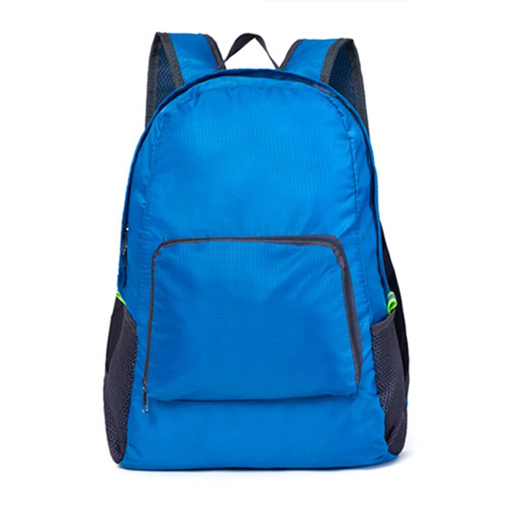 2 Piece Foldable Backpack Travel Bag for Hiking Camping Large Capacity Rucksack