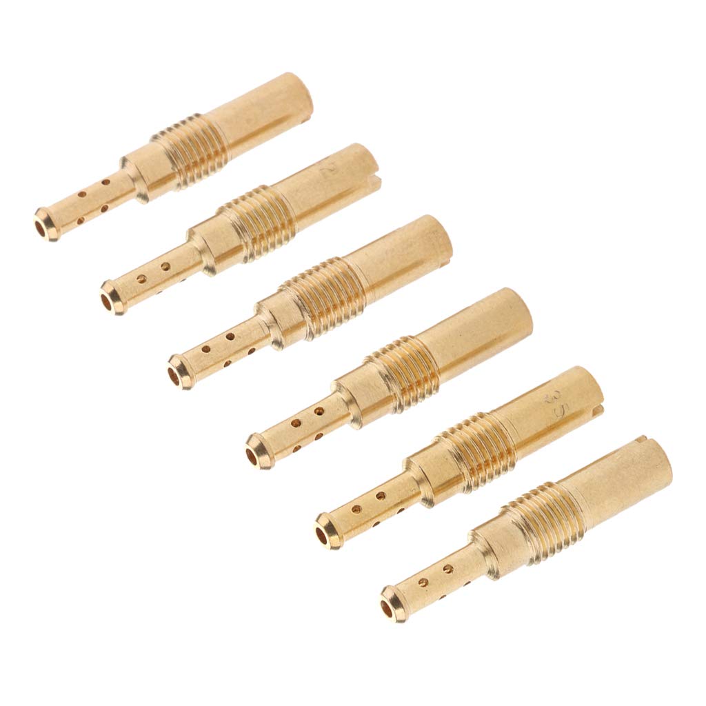 Amazon | F Fityle 6個 パイロットジェット スロージェット #32#35#38