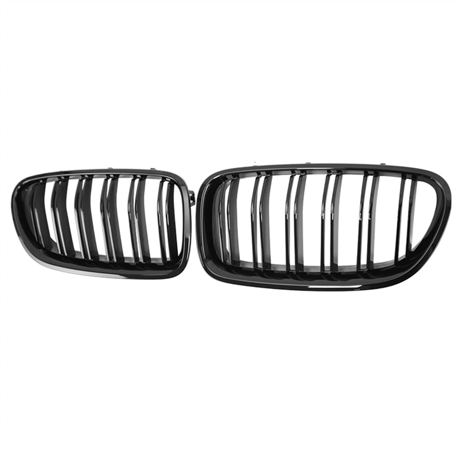 CHEVVY Auto Griglia Anteriore Rene da Corsa Griglia per BMW Serie 5 F10 F11 F18 520 523 525 520d 530d 540i Nero Lucido 2010-2017 Accessori