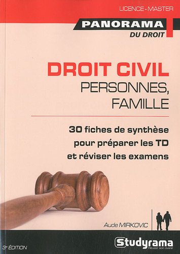 Télécharger Droit civil : personnes, famille Livre PDF Gratuit