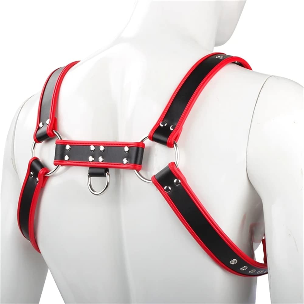 Correa de pecho de cuero, correa de cuerpo, correa de cuerpo, accesorios de ropa