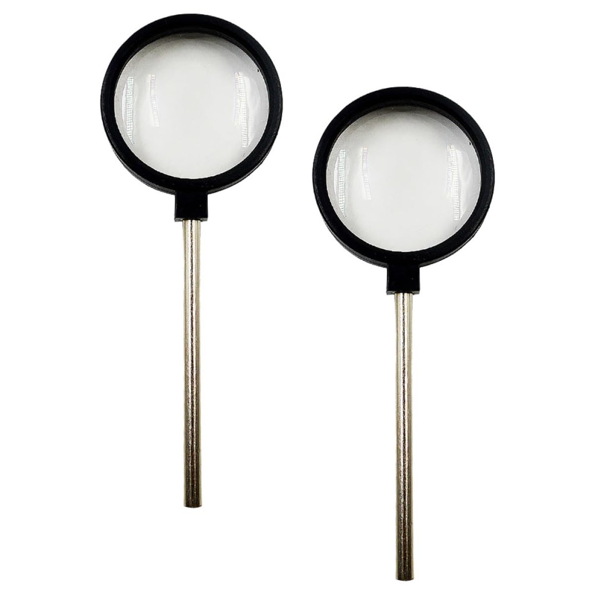 OUNONA Professional 2-Piece Physical Lens Set Concave Convex Lenses for Optical Experiments Educational Demonstrations