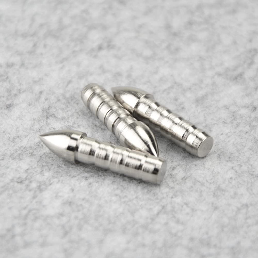 Lot De 36 Pointes De Flèche SHARROW – 100 Grains, Inox, Pour Carbone ID 6,2 Mm