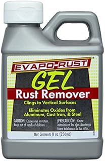 Evapo-Rust ER088 Rust Removal Gel – 8 oz., Rust Remover for Vertical Surfaces | Rust Cleaner and Removers , Gray