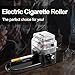 Electric Rolling Machine Set, Cigarette Rolling Machine, Portable Tobacco Injector Can Grind Filled Tobacco, Suitable for Cigarette Tubes(Grey, One-Size)