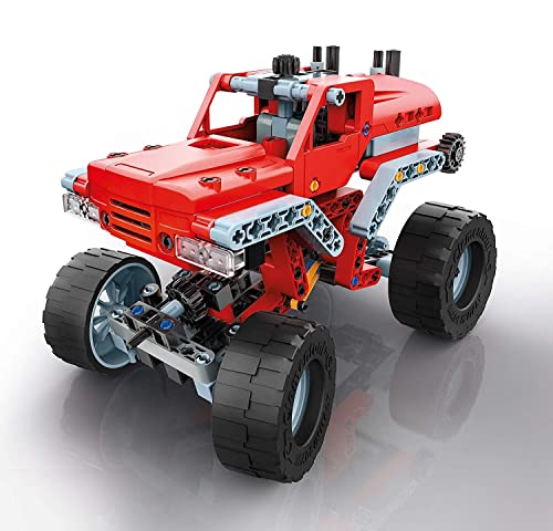 Clementoni Laboratorio di Meccanica Monster Trucks Science Museum Jeu de constructions 19087 Medio - vue 2