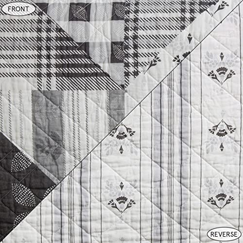 Image of Paseo Road Patchwork Prairie 2 Piece Twin Cotton Reversible Quilt Set