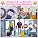 Toddler Airplane Bed，Abnaok Airplane Seat Extender for Kids, Portable Toddler Travel Plane Bed, Toddler Airplane Travel Essentials，Airplane Footrest Flight Must Haves for Kids Baby (Pink)