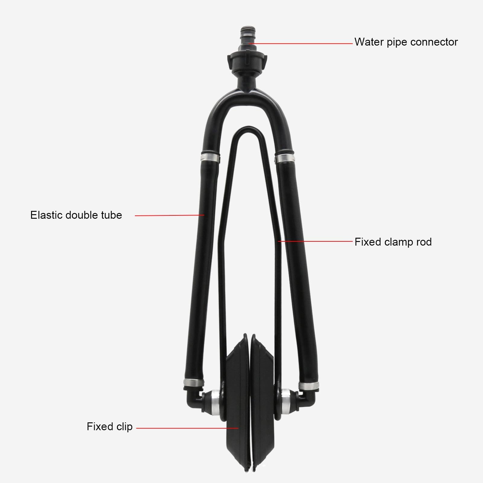 Limpiador De Motor Fueraborda Estilo Manguito - Nailon Y Metal, Para Lavado Y Enfriamiento, Ajuste Antifugas
