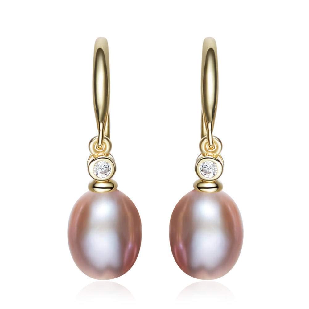 Earrings pour les femmes boucles d'oreilles bijoux rétro violet