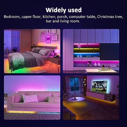 Tira de luces LED RGB 5V 5050 con control remoto USB miniatura 6