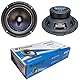 2 PHONOCAR 02625 tieftöner woofer 16,50 cm 165 mm 6,5 140 watt rms 280 watt max impedanz 4 ohm 92 db spl SQL autotüren Auto schwarz, pro Paar