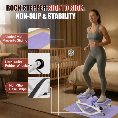 Image of Rock Stepper Side to Side, 300 LBS Capacity, Side Stepper Exercise at Home