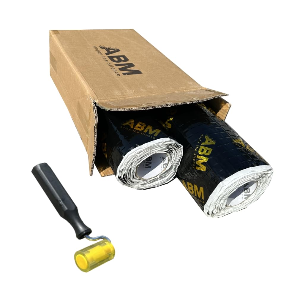 ABM Alubutil Black 2 rollos de 2,0 mm x 40 cm x 5 metros en total 4 m² autoadhesivos Alubutil Anti Drun Aislamiento Auto Aislamiento de Vehículos