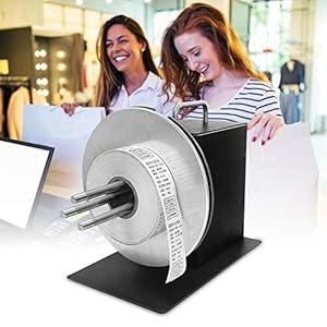 TOPQSC Label Rewinder 180MM Label Tags Rewinder 1-3 Inch Core Automatische Label Rewikkelmachine voor Barcode Printer…