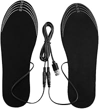 Electric Heated Insole, USB Heated Type, Heat Insole, USB Heater, Carbon Fiber Heater, Insole, Foot Warmer, Foot Warmer, Protection Against Cold Protection, Adjustable Size, Warm to Your Feet, Winter