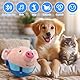 Interaktives Hundespielzeug mit Fernbedienung,2025 Neu Active Moving Pet Plush Toy, Bluetooth Musik Sprechendes Tier Plüschtier,Interaktive Waschbare Cartoon Schwein Plüsch Sound Elektronisches,Blau