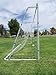 Official Size 24 X 8 X 5 Ft. Steel Soccer Goal. Heavy Duty Frame w/Net. Tournament, Regulation Size Goals. Professional Portable Practice Training Aid. 24 X 8, 24x8 Foot. (2Nets)
