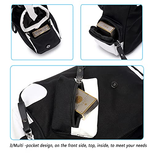 Anime Schoudertas voor My Hero Academia Bakugō Katsuki, Canvas Anime Messenger Bag Student Tiener Cosplay Tas: - Image 5