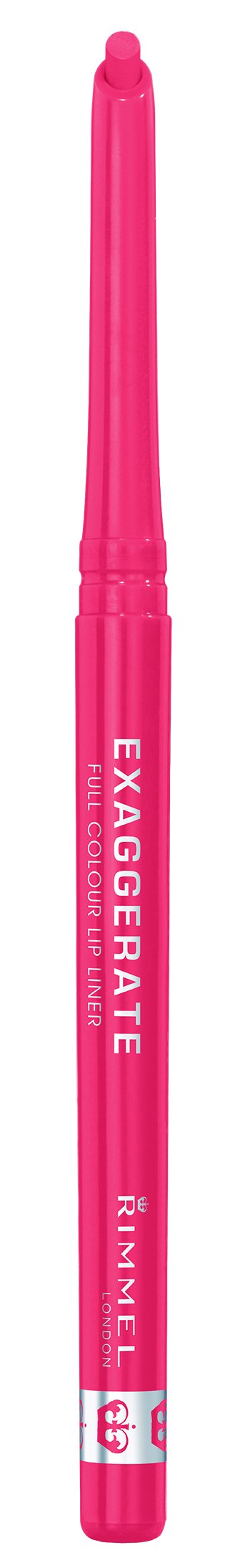 Rimmel Exaggerate Automatic Lip Liner, Peachy-Beachy, 0.008 Fluid Ounce Peachy-Beachy 0.01 Fl Oz (Pack of 1)