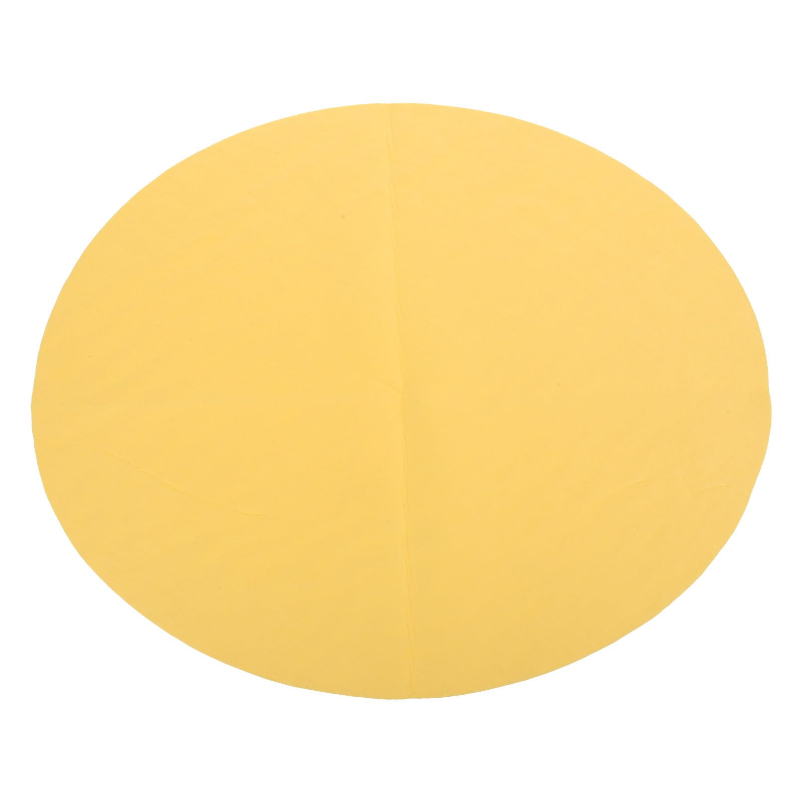 Hemobllo Round Pottery Clay Throwing Cloth, PVA Absorbent Pad for Ceramic Craft Wheel, Reusable Bat Fixing Cloth for Home Studio & DIY Pottery Tools, Yellow