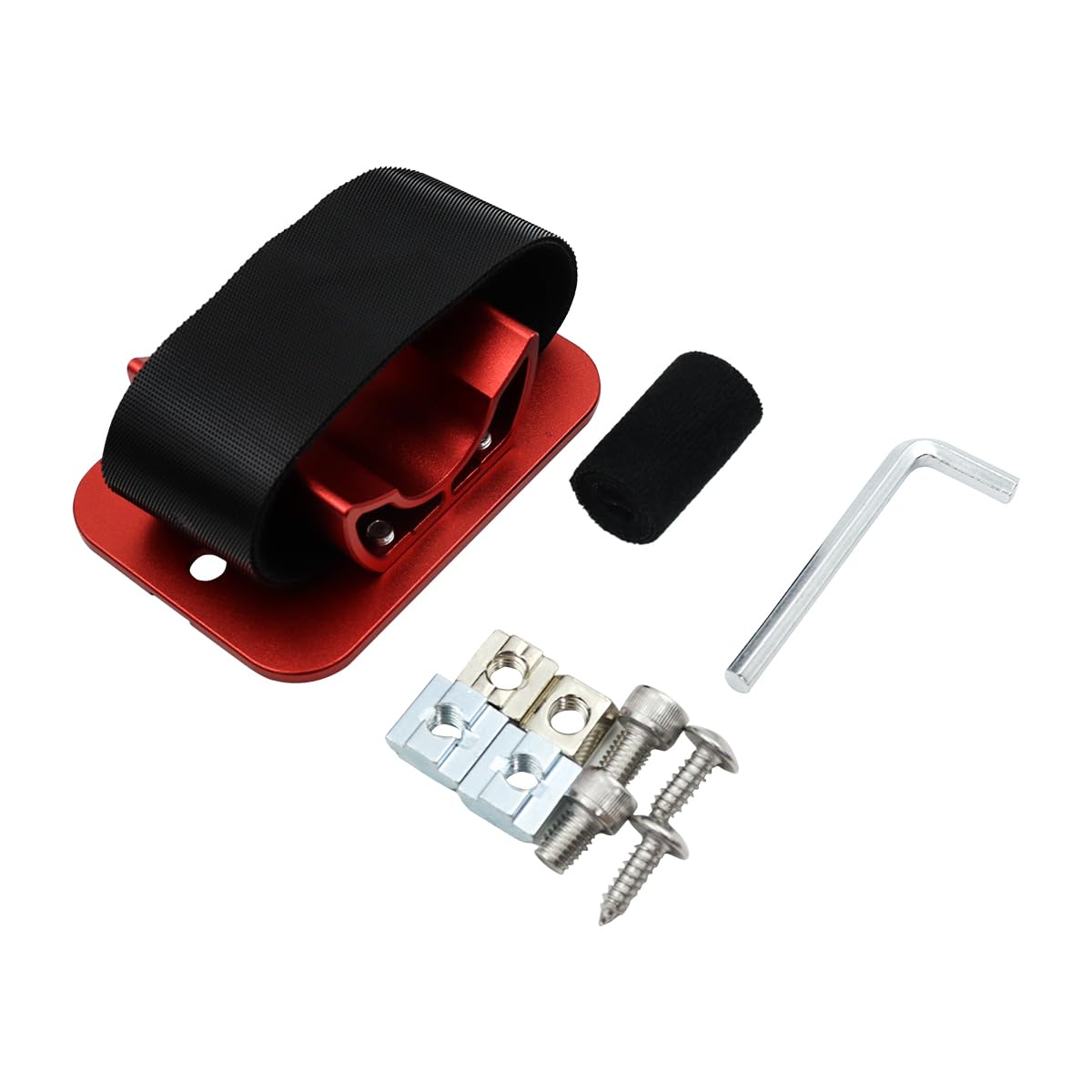 Support de Roue arrière Fixe, Support de Porte-Bagages arrière de vélo, adapté à la Voiture, Support de Porte-Bagages de vélo (Rouge)