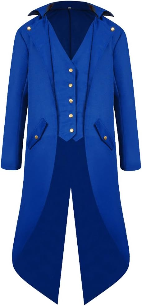 Amazon.com: H&ZY Men's Steampunk Vintage Tailcoat Jacket