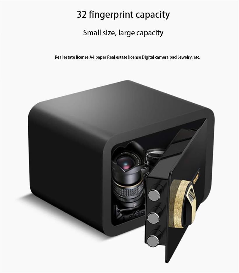 Safes Safety Steel Safe Black * 23Cm Safebox