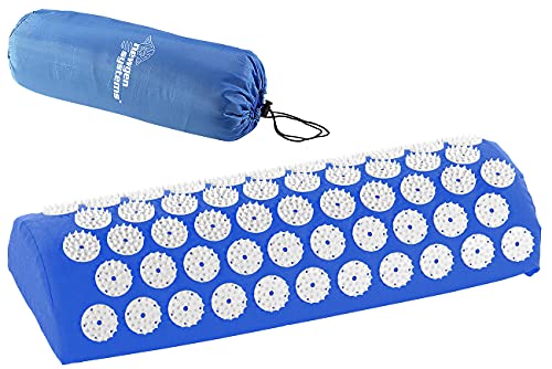 newgen medicals Akupressur Nackenkissen: Entspannungs-Nackenkissen mit 2442 Druckpunkten, 44 x 17 x 9 cm (Entspannungskissen Nacken, Nackenkissen mit...