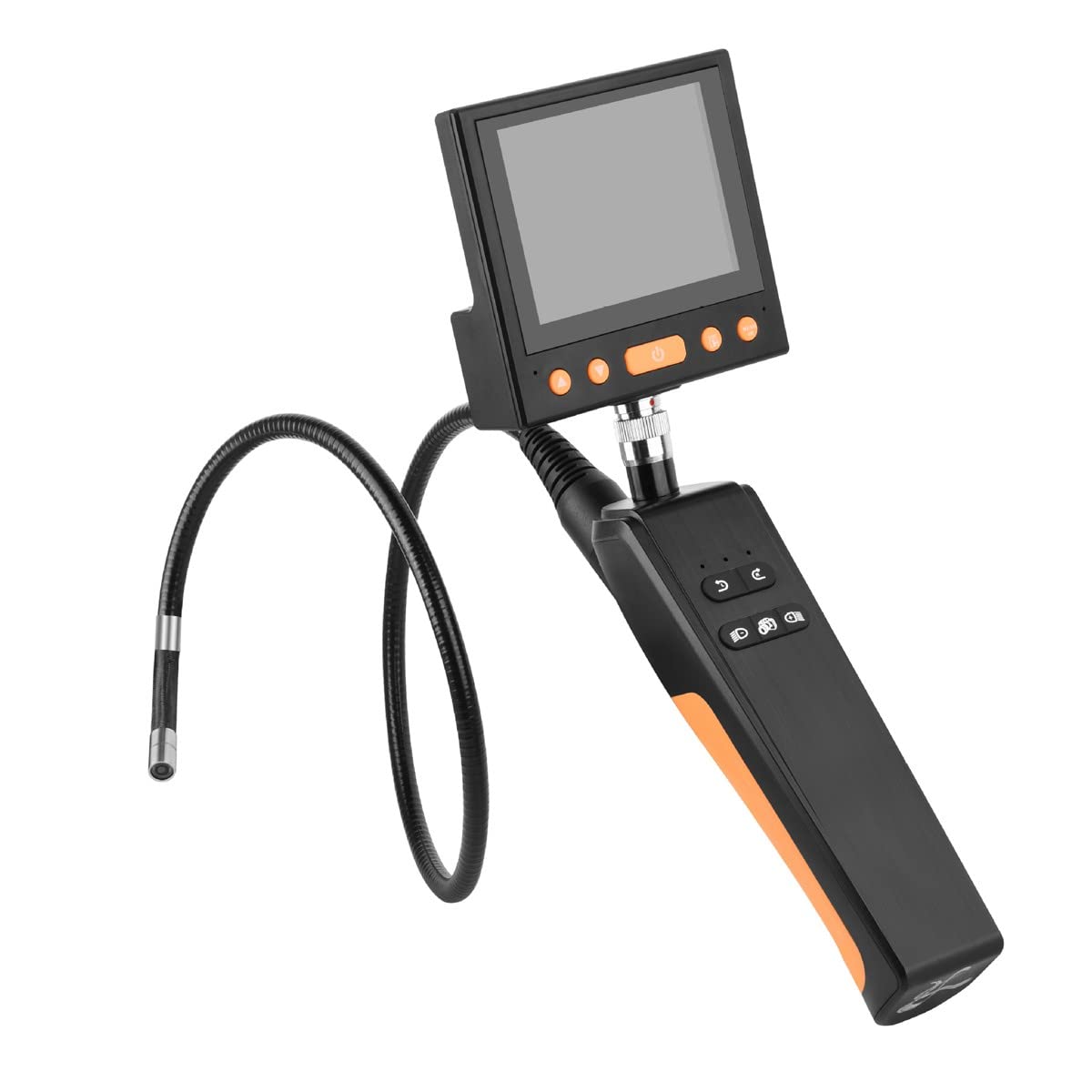 YNIYUJKL 8.5Mm 360 Degree Rotary Endoscope, Rotation Sewer Endoscopic Piping Steering Inspection Camera Articulate Video For Cars Inspection Camera With 6Led, For Android Pc