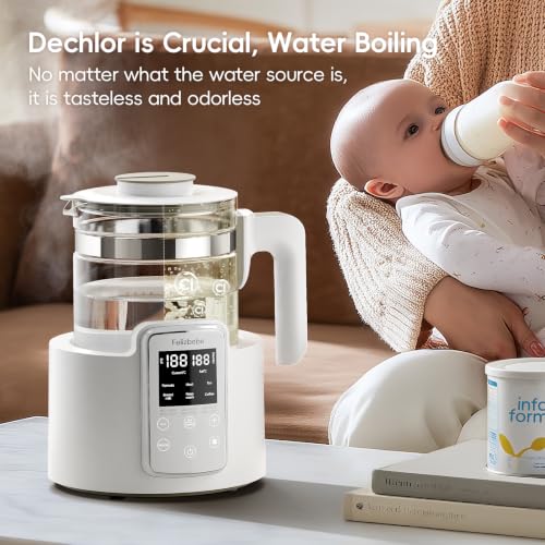 Instant Water Warmer, Baby Bottle Warmer with Faster Cooling Fan and LCD Display, Baby Milk Warmer, Electric Kettle with 6 Temperature Control Presets, Breastmilk Warmer, Boil Tea, Coffee β image 6