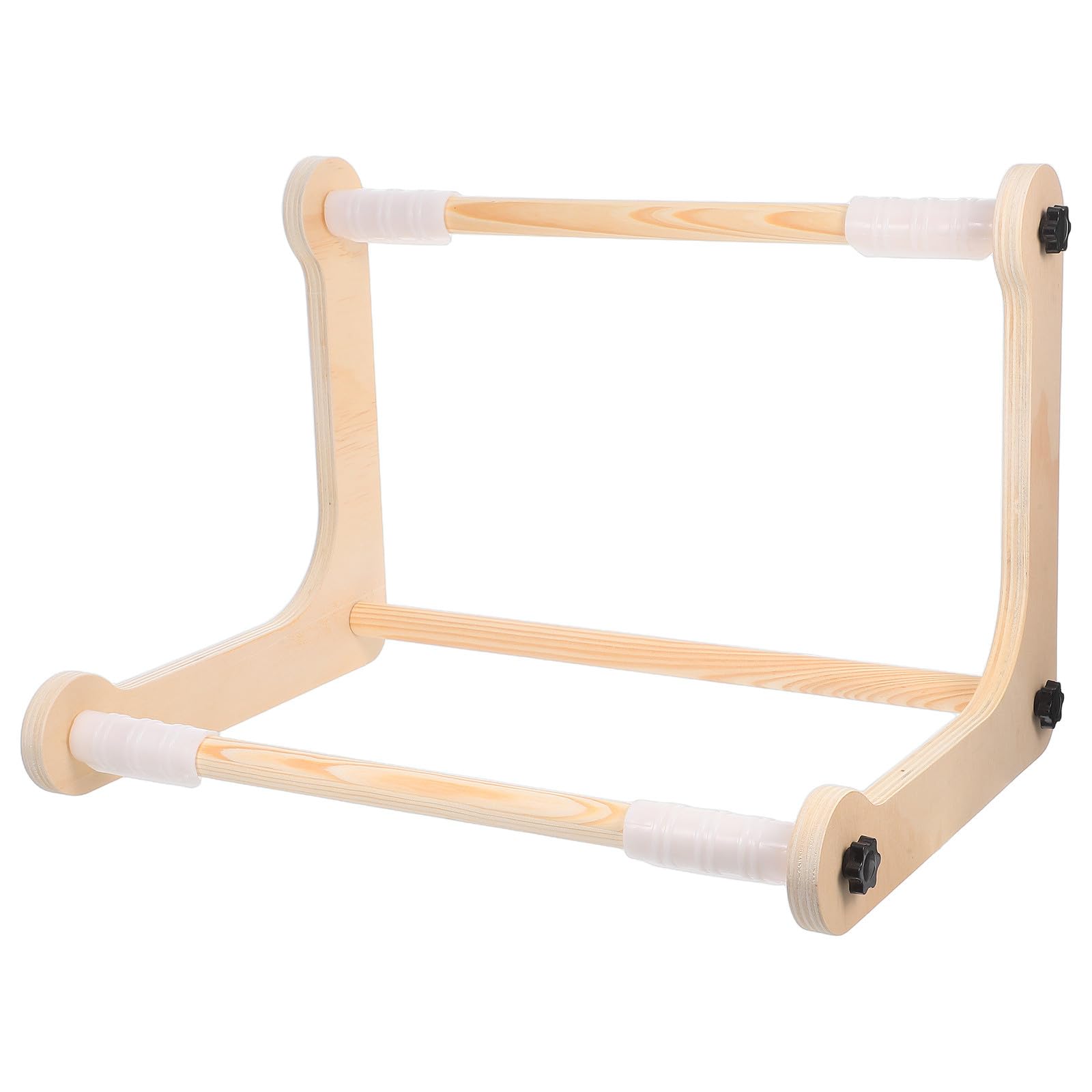 DOITOOL Soporte Ajustable para Aro de Bordar de Madera Maciza Soporte de Regazo y Mesa para Punto de Cruz Bastidor Portátil para Labores de Aguja y Tapices Adecuado para Manualidades y