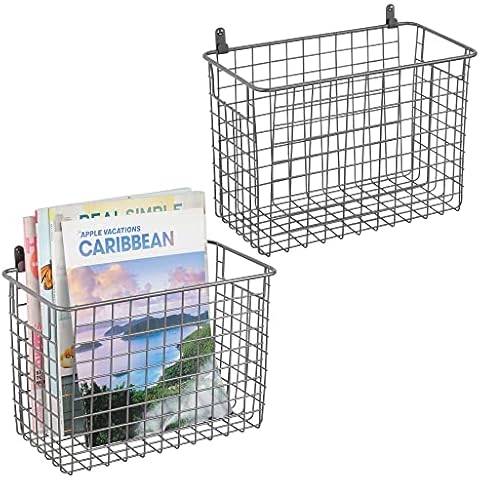 Estantería de pared de metal mDesign Cover