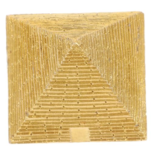 TOYANDONA Mini Ägyptische Pyramide Figurine aus Harz Kleine Goldene...