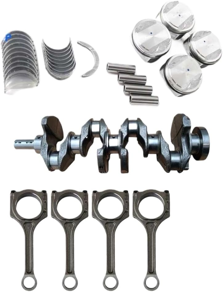 Engine Rebuild Kit Crankshaft Piston Ring Set 23510-25030 23111-2G010 23410-2G00 Compatible With Tucson G4KD 2.0L 2007–15