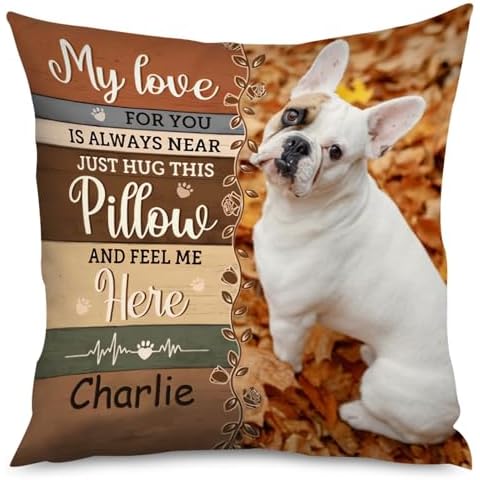Custom Pet Photo Pillow Cover for Home Decor Cover