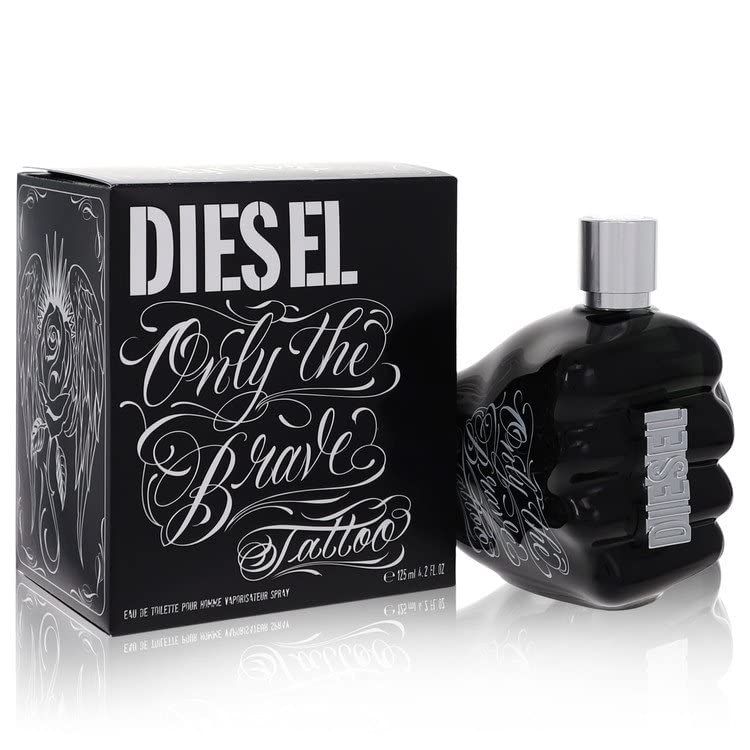 Diesel Only The Brave Tattoo, Eau de Toilette Spray, Perfume For Men, Woody Fragrance