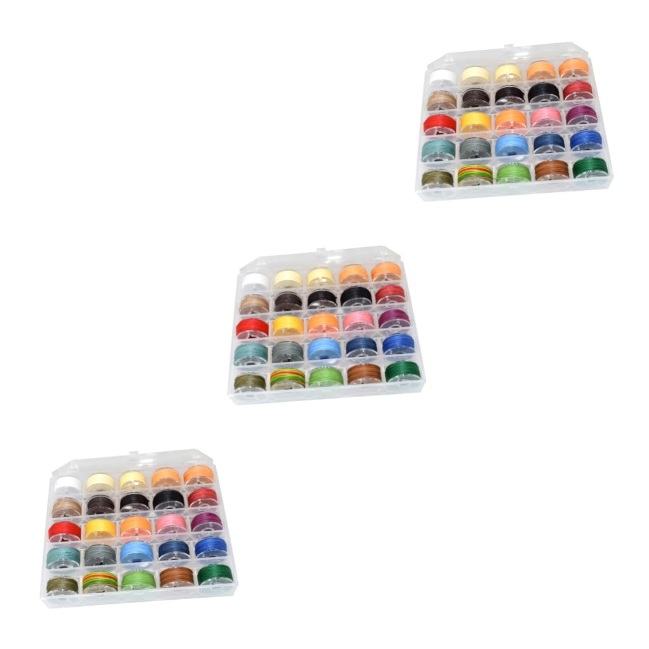 Lurrose Cuerda De Coser Encerada De Hilo Redondo para Manualidades y Cuero Resistente y Duradero Incluye Caja De Almacenamiento