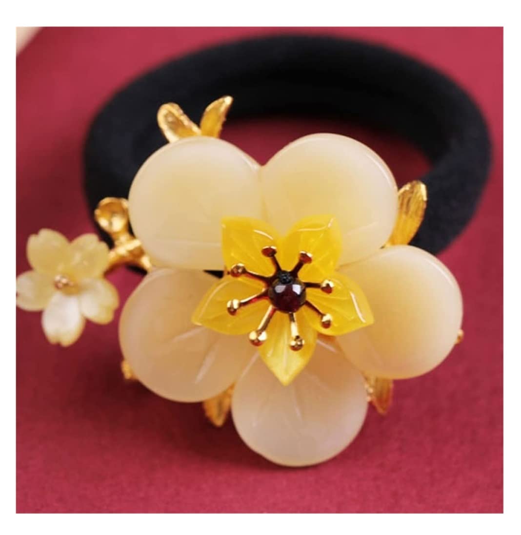Scrunchies Per Capelli 3 Pezzi Di Cavallo Con Testa A Sfera, Fascia Elastica In Gomma Per Capelli, Durevole, Antico, Anello Per Elastici Per Coda Di Cavallo