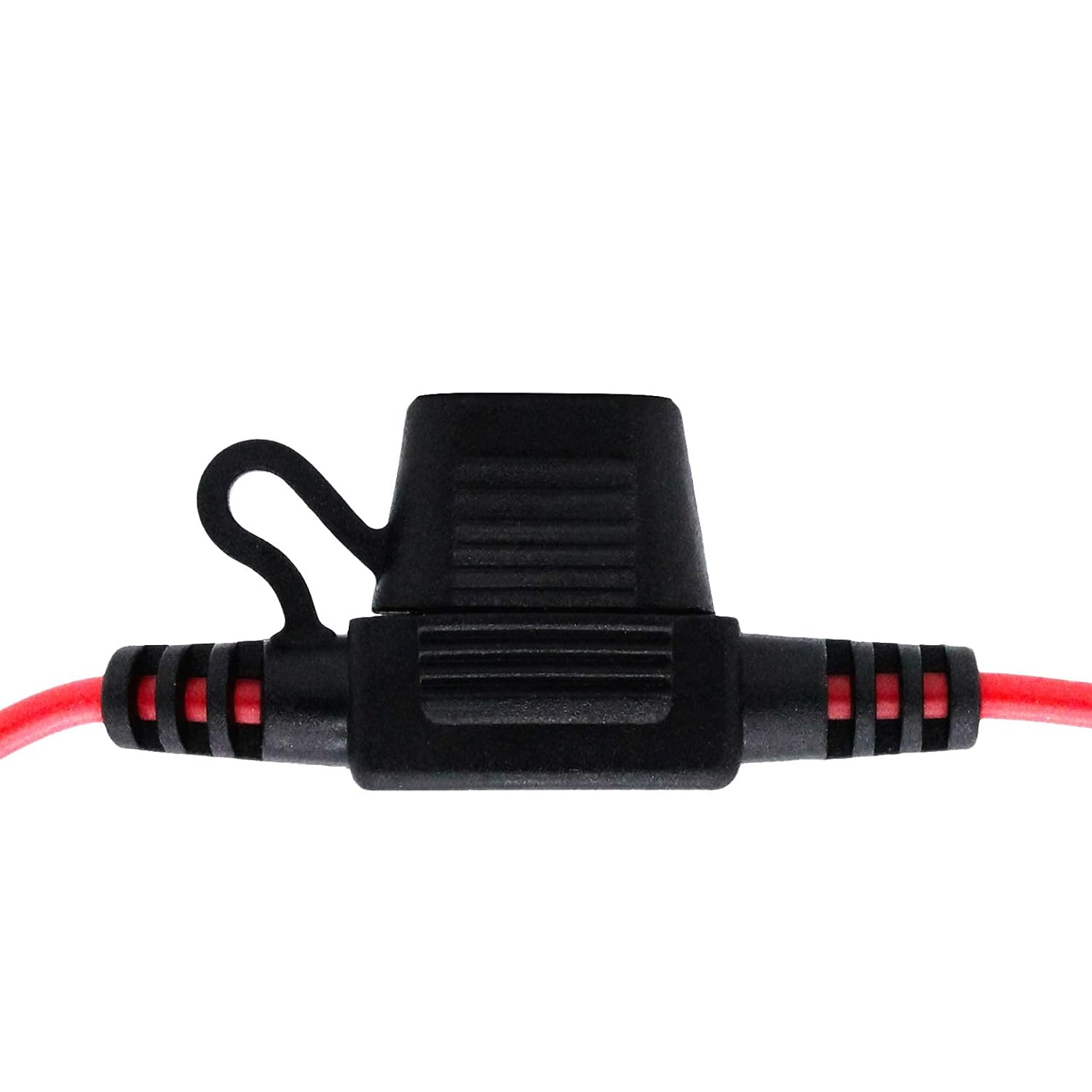 VANTRONIK Waterproof Mini Inline Fuse Holder with 16 Gauge AWG Wire 12 Inches Long, Fit for ATM Blade Small Fuse in Vehicle Automotive Car Boat Tractor, 10 Pack