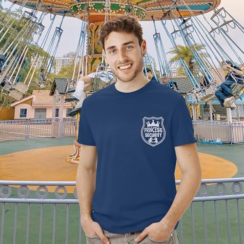 FRYAID Princess Security Team Shirt Men Magical T-Shirt Magic Kingdom Tees Dad Birthday Party Family Trip Short Sleeve Tops2