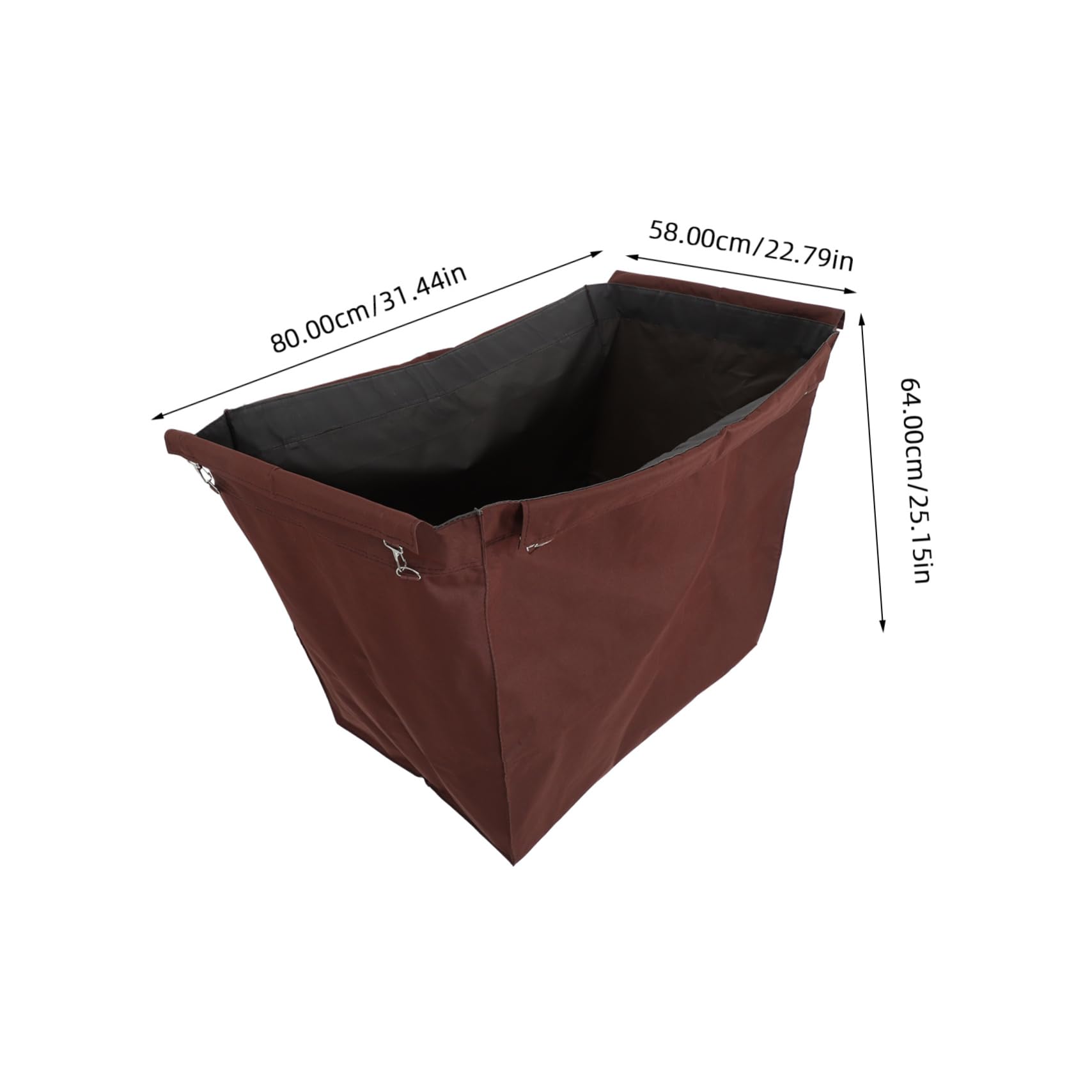 ABOOFAN Oxford Cloth Laundry Cart Replacement Liner Bag Removable Storage Organizer for Housekeeping Garbage and Carts Capacity Cleaning